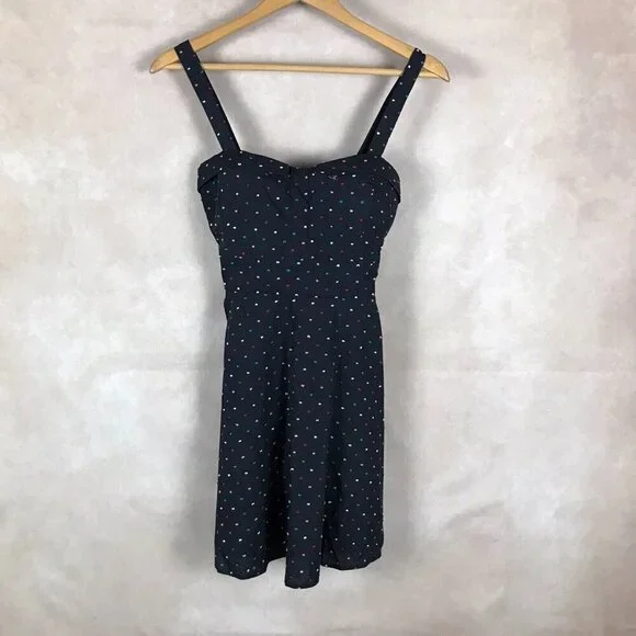 HEART SOUL Colorful Polka Dot Cotton Dress NWT L - Picture 2 of 15